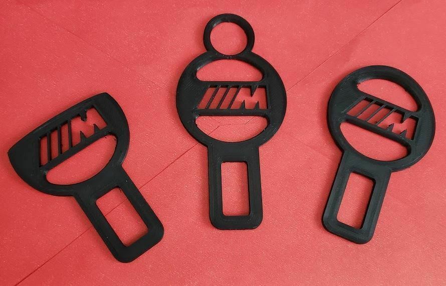 Free 3D file BMW M Sport Seat Belt Chime Silencer and Keychain 💺 ・3D printing model to download