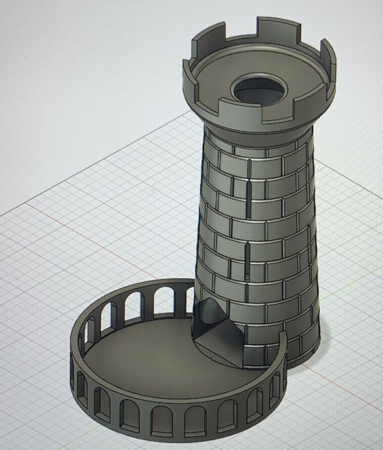 Free 3D file Simple Dice Tower 🎲 ・3D printing template to download・Cults