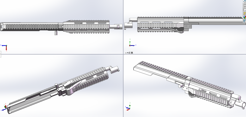 🔫 HK47K upper for JM12 AK74U・ STL File for 3D printing・Cults