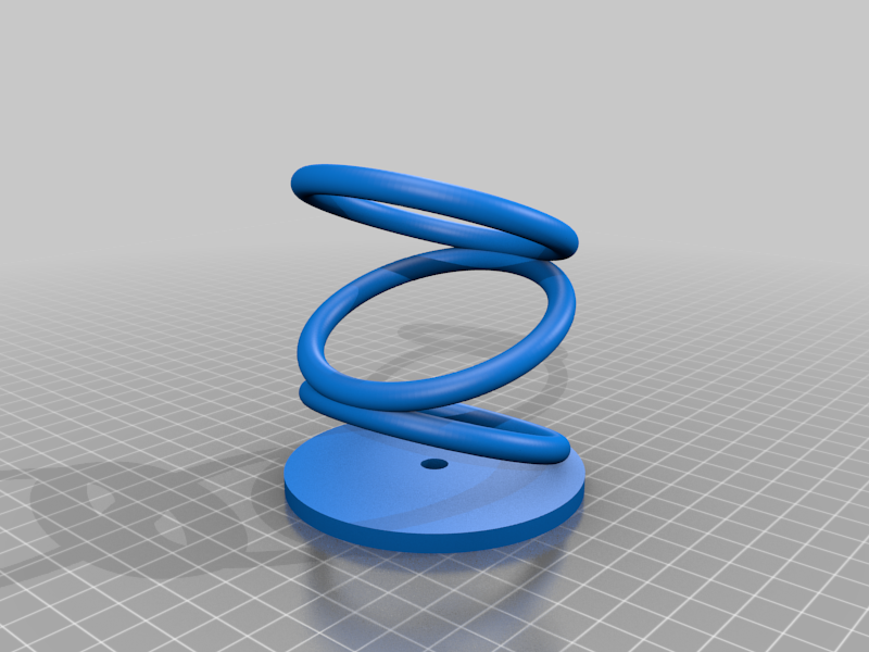 Free 3D file Rotating Rings Optical Illusion for Record Players ⏺️ ・3D