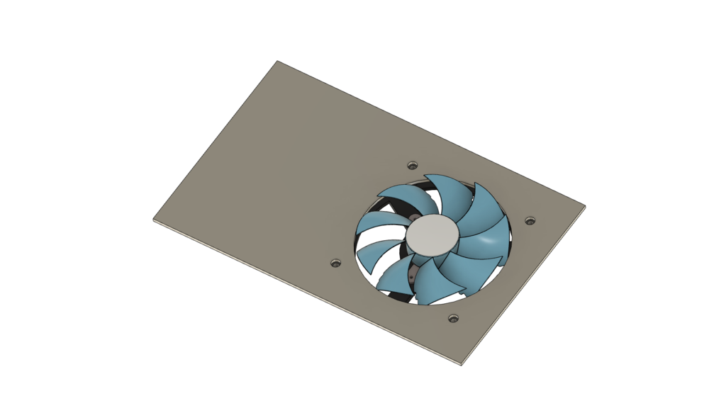 Ventole Stampate In 3D Bianche - Varie Dimensioni - In PLA - Universali - Foto 1