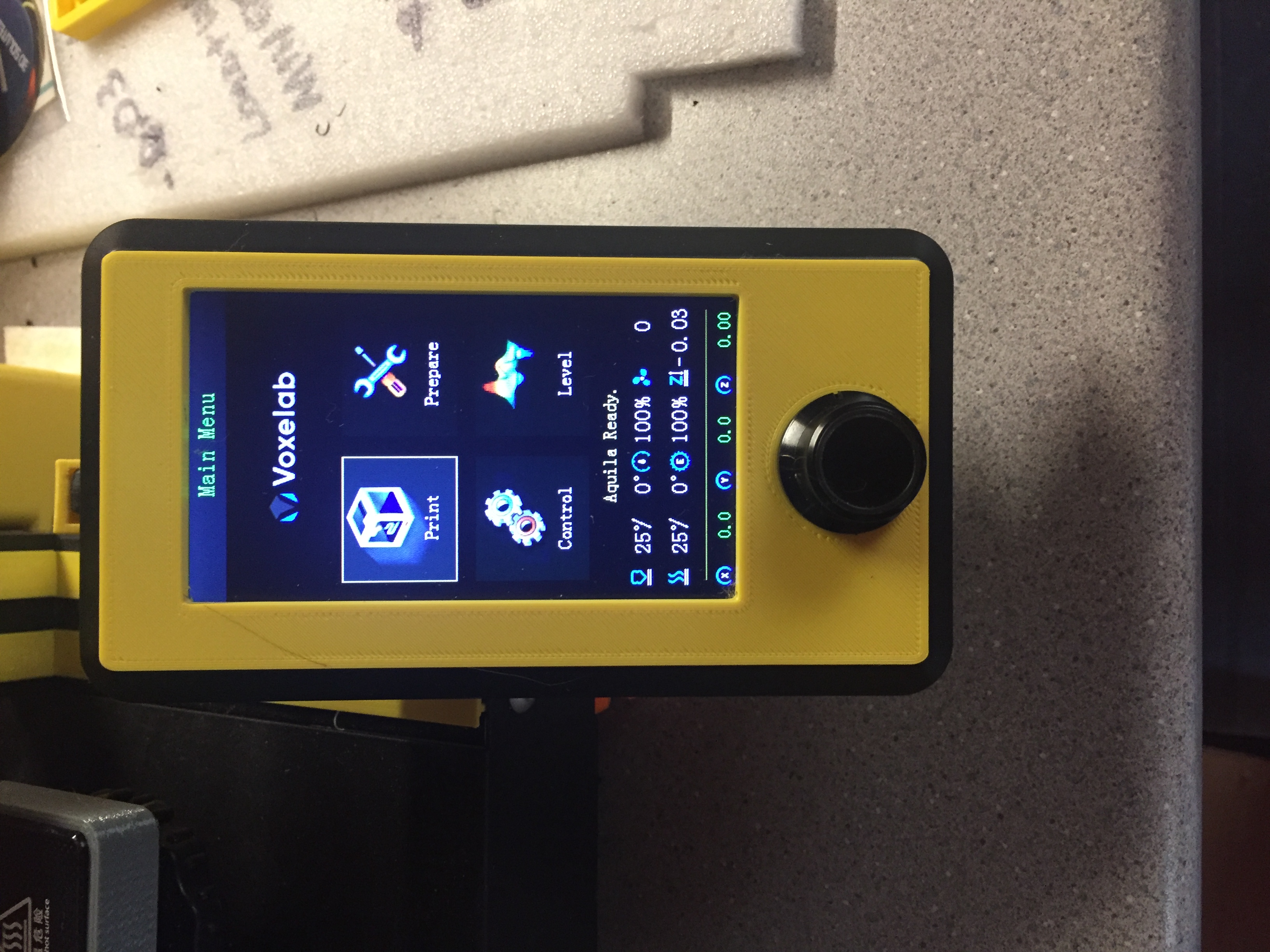 3D printed Voxelab Aquila Screen Frame・Cults