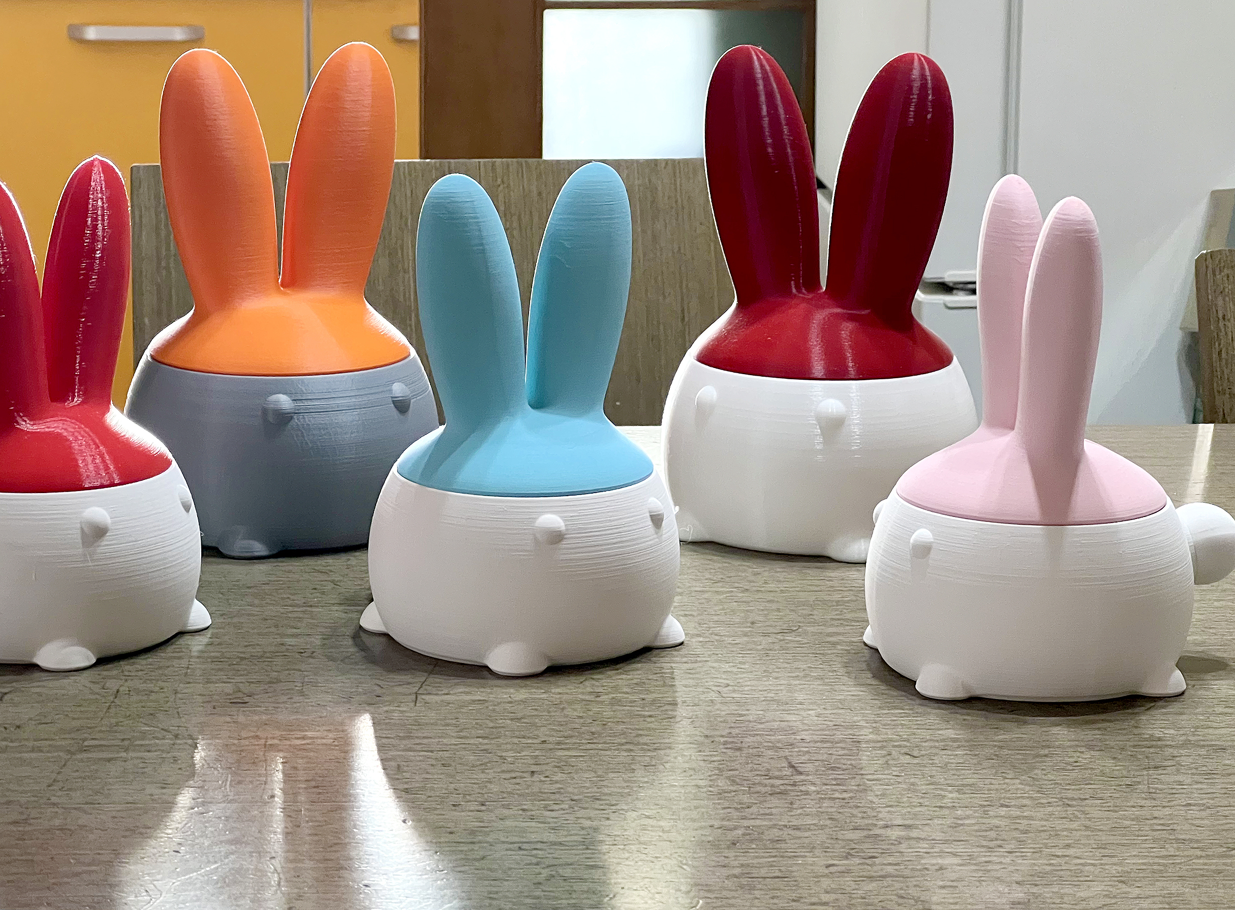 3D printed Rabbit Money Box・Cults