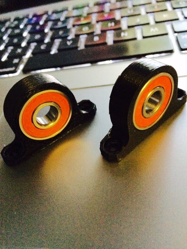 3D printable Pillow Block for 608 skate bearing・Cults