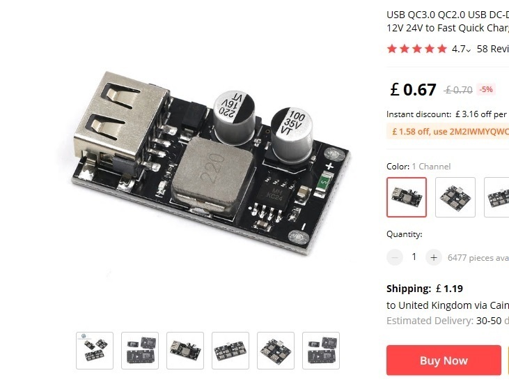 Quick Charger Module Cad Archivo 3D gratis Carcasa del módulo Quick Charge 2/3 📱 ・Diseño ...