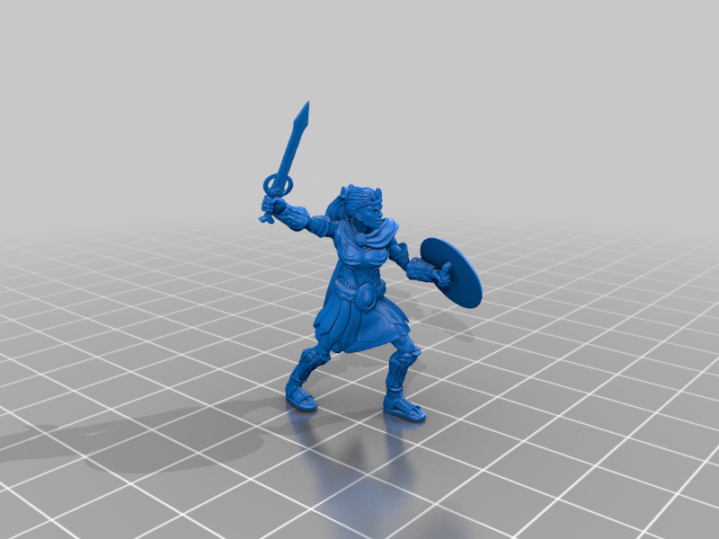Free 3D file Heroscape Amazon Queen 👸 ・3D printer design to download・Cults