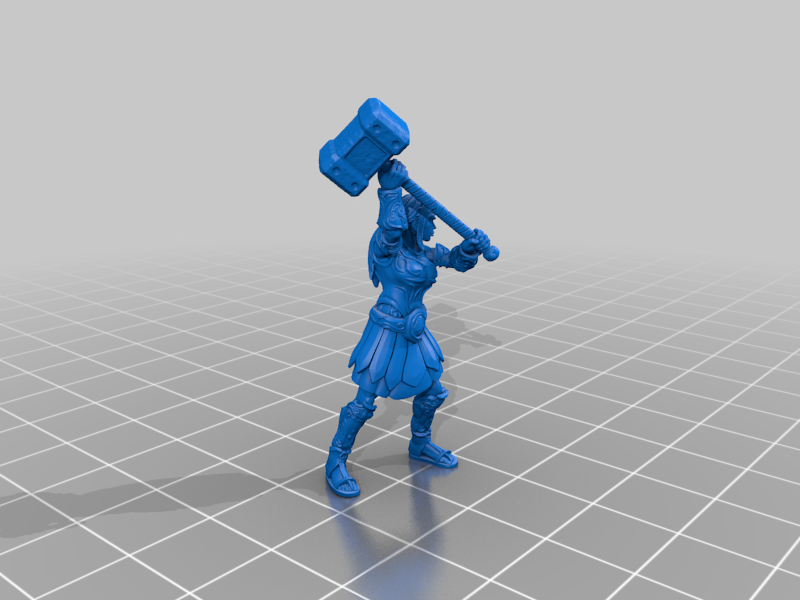 Free 3D file Heroscape Amazon Heroes 🎲 ・Object to download and to 3D