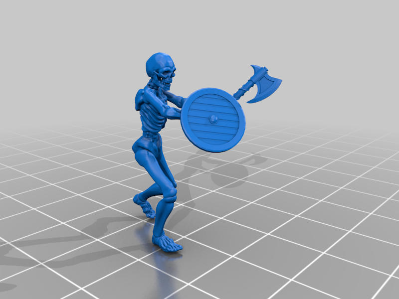 Free 3D file Heroscape: Skeleton Warriors with Shields 💀 ・3D print ...
