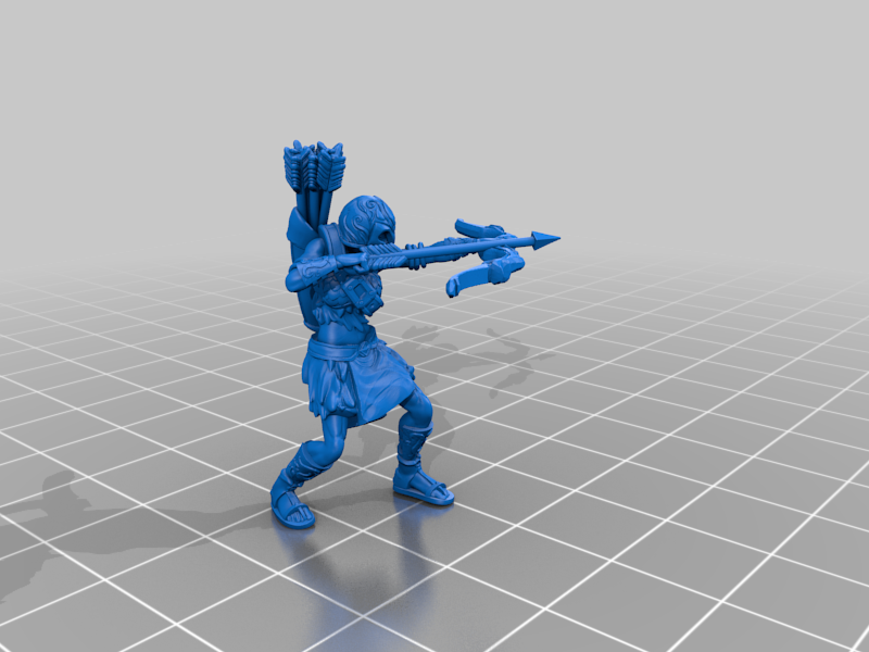 Free 3D file Heroscape Amazon Archers 🎲 ・3D printable object to
