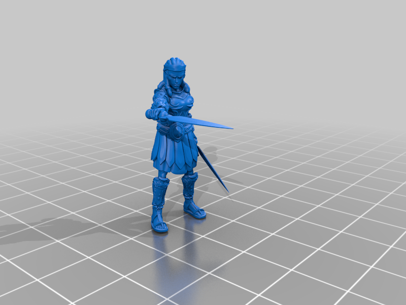 Free 3D file Heroscape Amazon Heroes 🎲 ・Object to download and to 3D