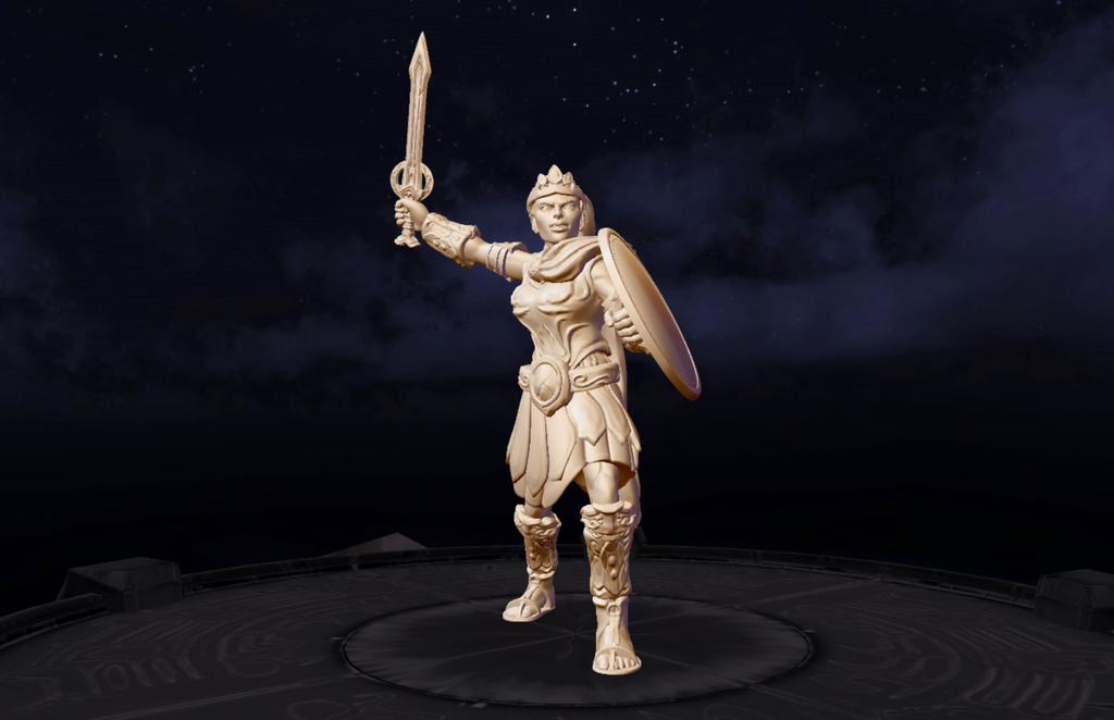 Free 3D file Heroscape Amazon Queen 👸 ・3D printer design to download・Cults