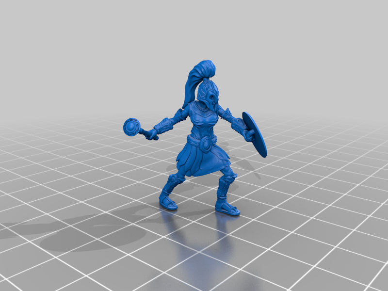 Free 3D file Heroscape Amazon Warriors ⚔️ ・Model to download and 3D
