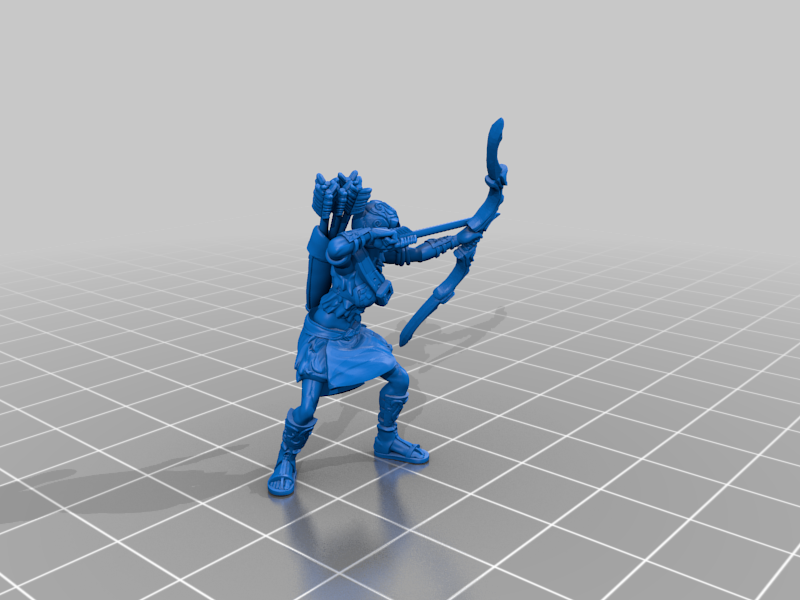 Free 3D file Heroscape Amazon Archers 🎲 ・3D printable object to