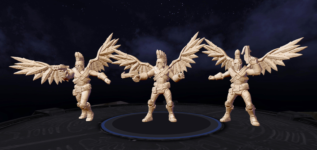 Free 3D file Heroscape: Angel Protectors 👼 ・3D printer design to ...