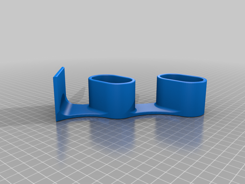 Support Double Pour Jauges De Lunette 2-5/8" - Imprimé 3D Noir - Marque Générique - Neuf