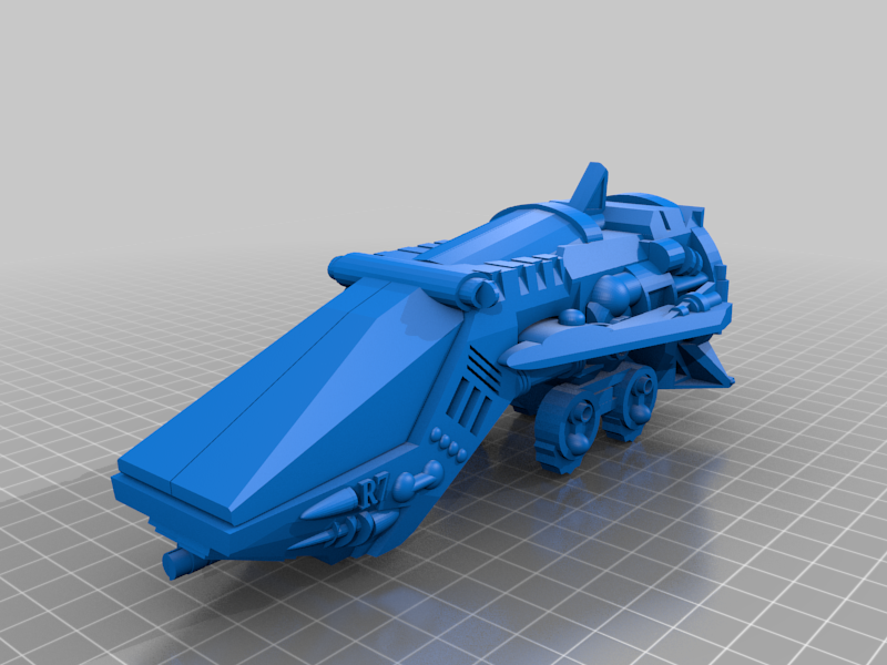 🚀 R7 R-Type Spaceship Model・Free 3D File for ・Cults