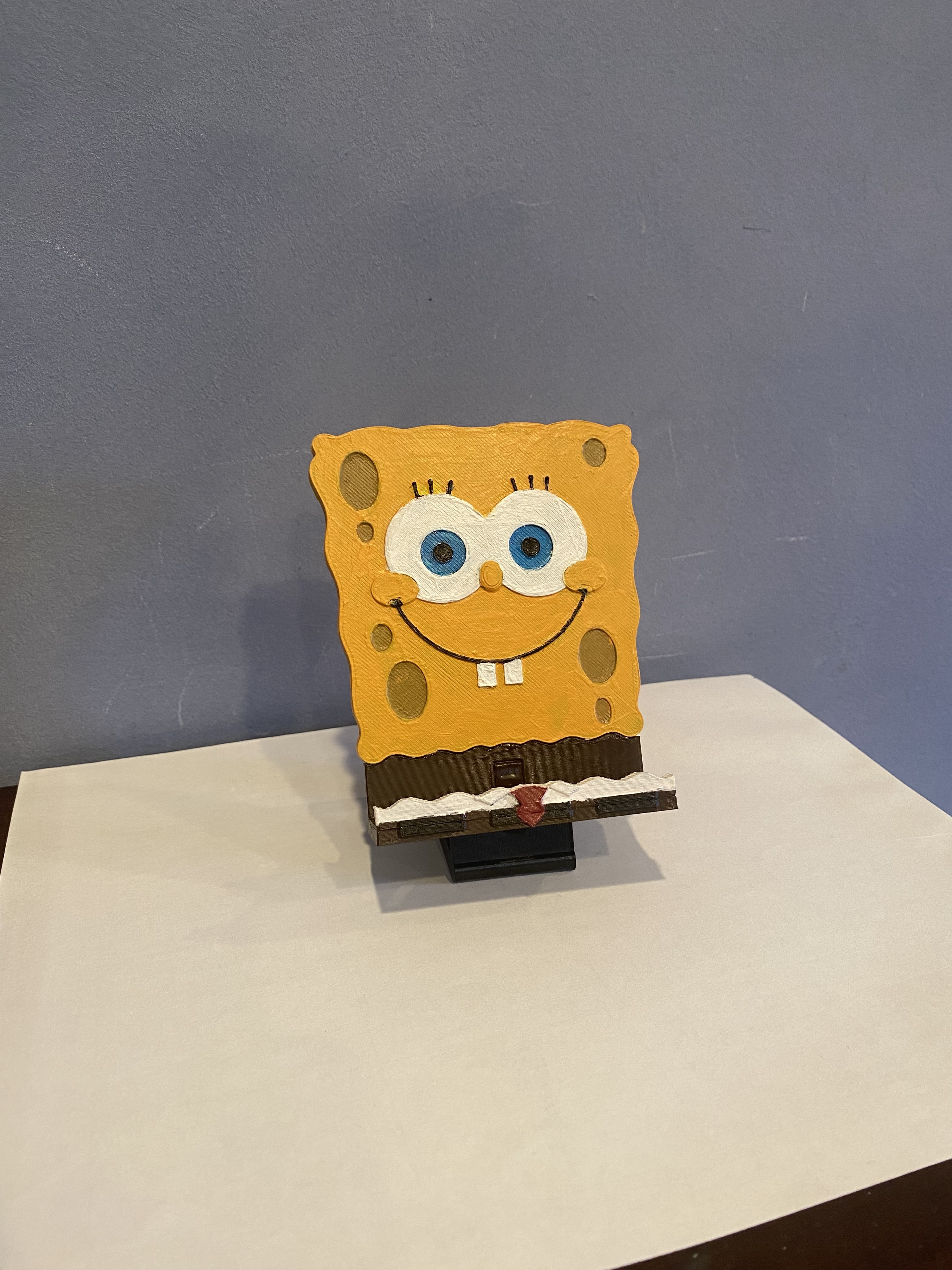 Fichier 3D gratuit Support de téléphone sur le thème de Bob l'éponge 👽 ...