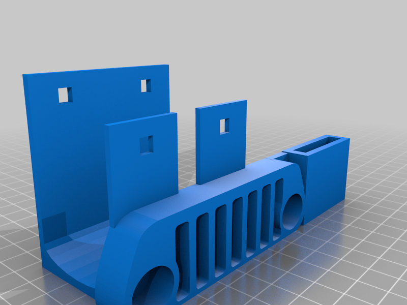 📻 CB Radio Mic Mount - Jeep Wrangler JL・Free 3D File for ・Cults