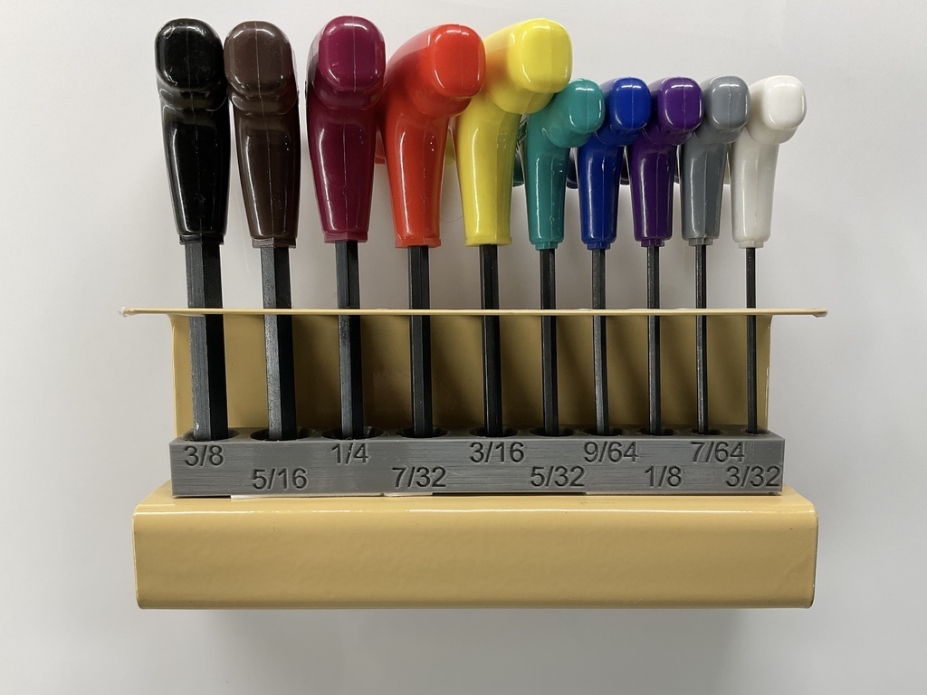 Free 3D file Guide for Harbor Freight Hex Keys with THandles 📦 ・3D