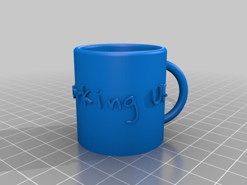 Free 3D file Mug with label - Woodworking UK ☕ ・3D print design to ...