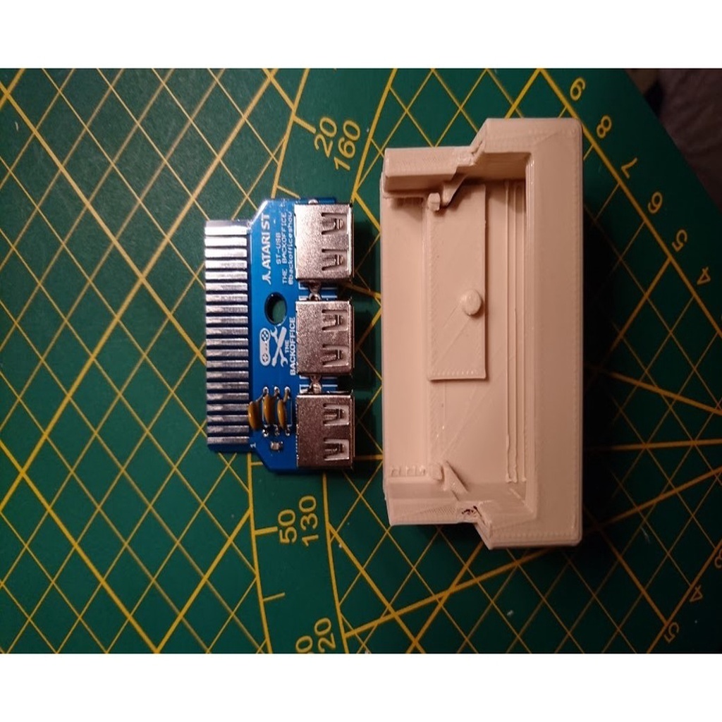 Free 3D file Case for the Backofficeshow Atari Cartridge Slot USB Power ...