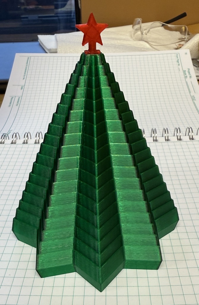 Fidget Tree Collapsible 🎄 Collapsible Christmas Tree and Fidget・Free 3D File for ・Cults