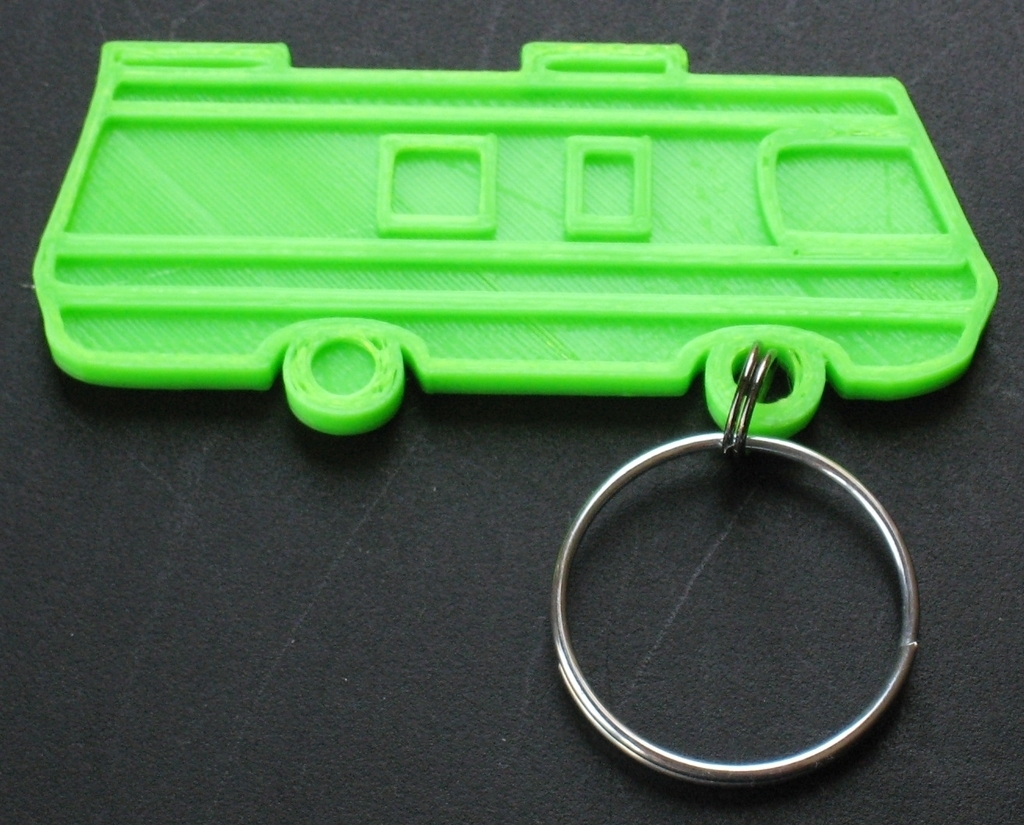 🔑 RV Key Ring・Free 3D File for ・Cults