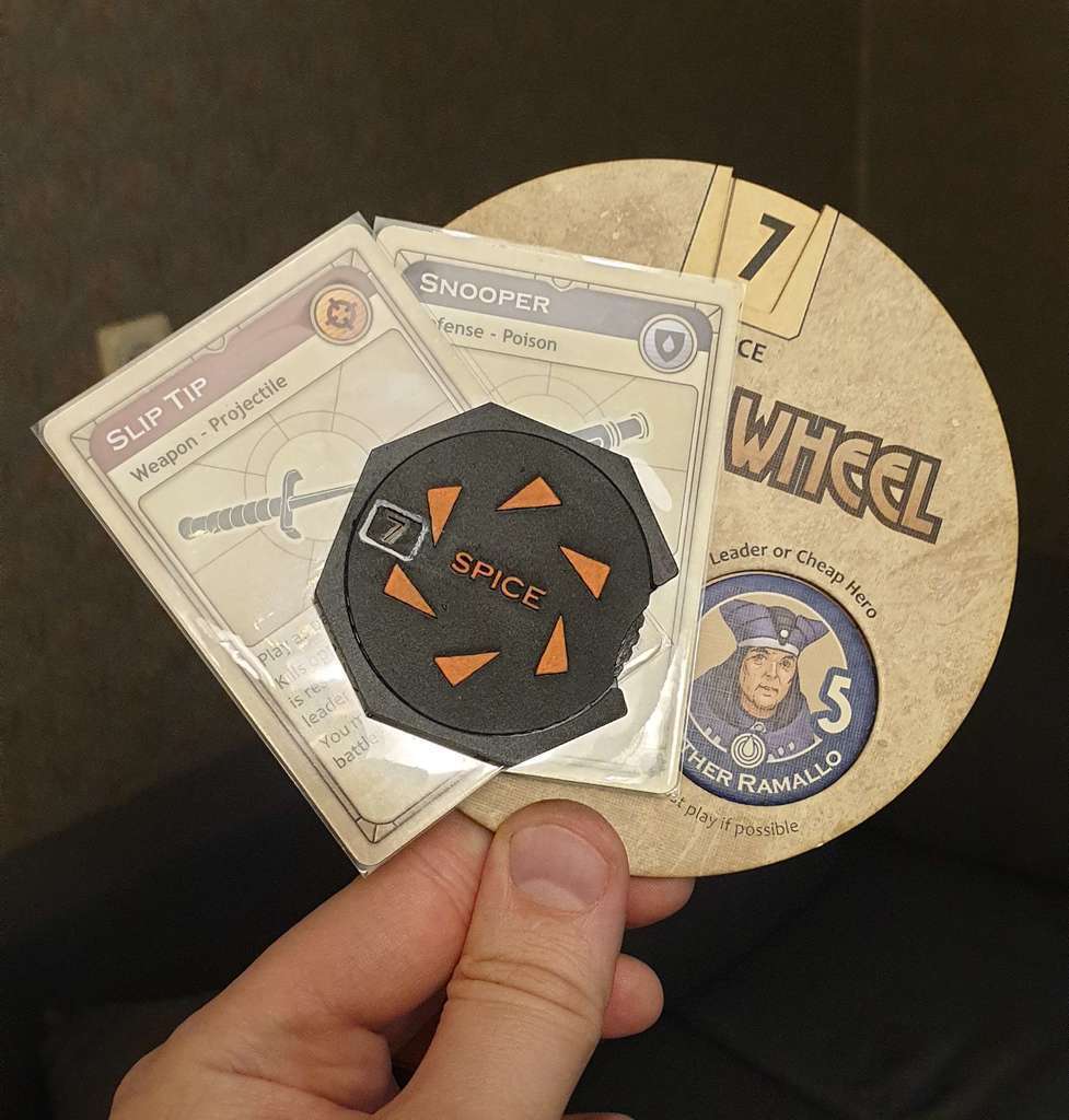 🎲 0-20 Dial Counter, Dune Combat Spice・Free 3D File for ・Cults