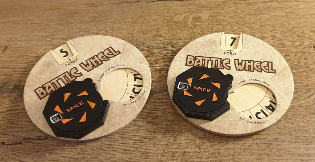 🎲 0-20 Dial Counter, Dune Combat Spice・Free 3D File for ・Cults