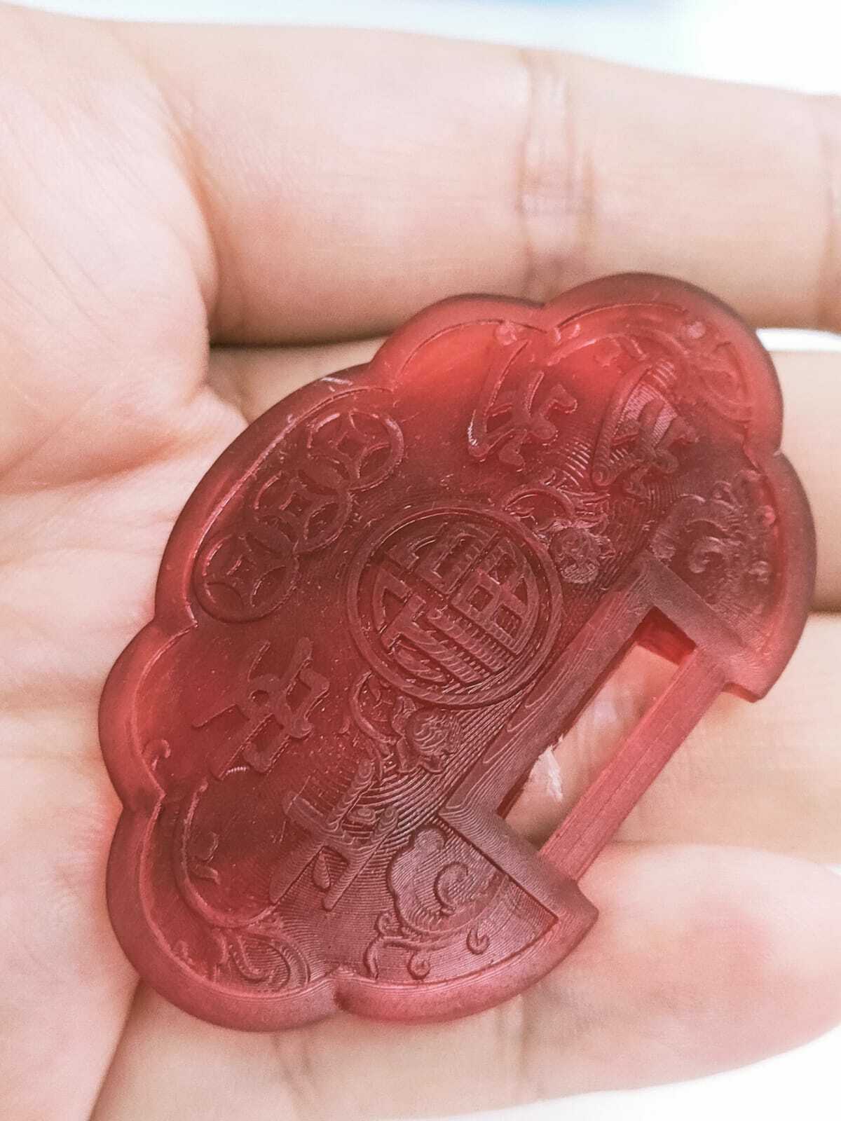 STL file Safety (Pingan) locket 🦺 ・Model to download and 3D print・Cults