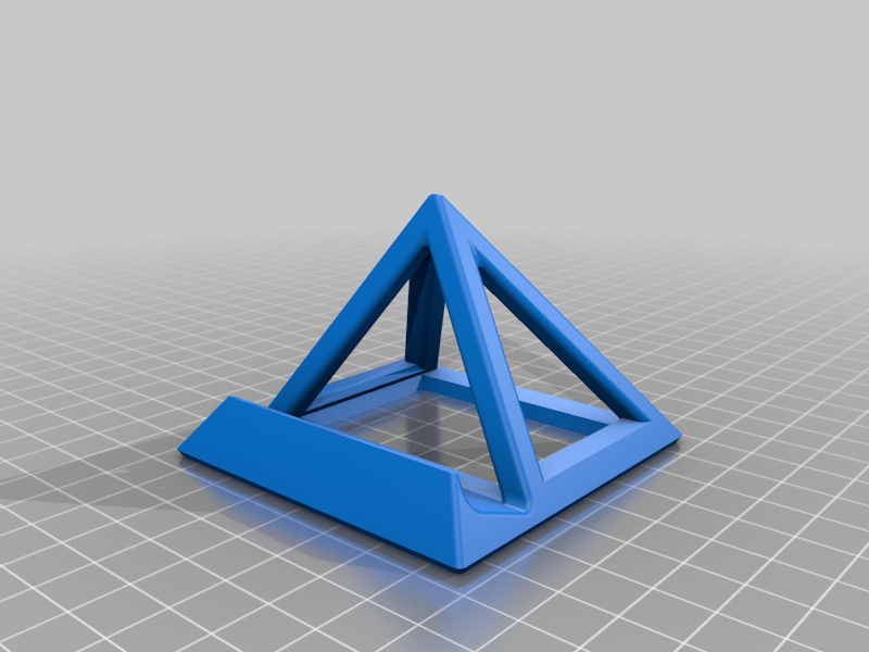 Fichier 3D gratuit Pyramid Phone Stand 📞 ・Plan imprimable en 3D à
