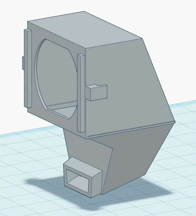 Free 3D file Monoprice Select mini V1 stock style fan nozzle/mount with ...
