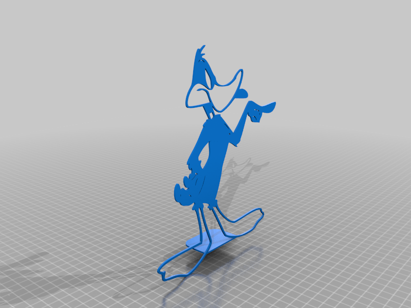 Free 3D file Daffy duck đŠ ă»3D printable model to downloadă»Cults