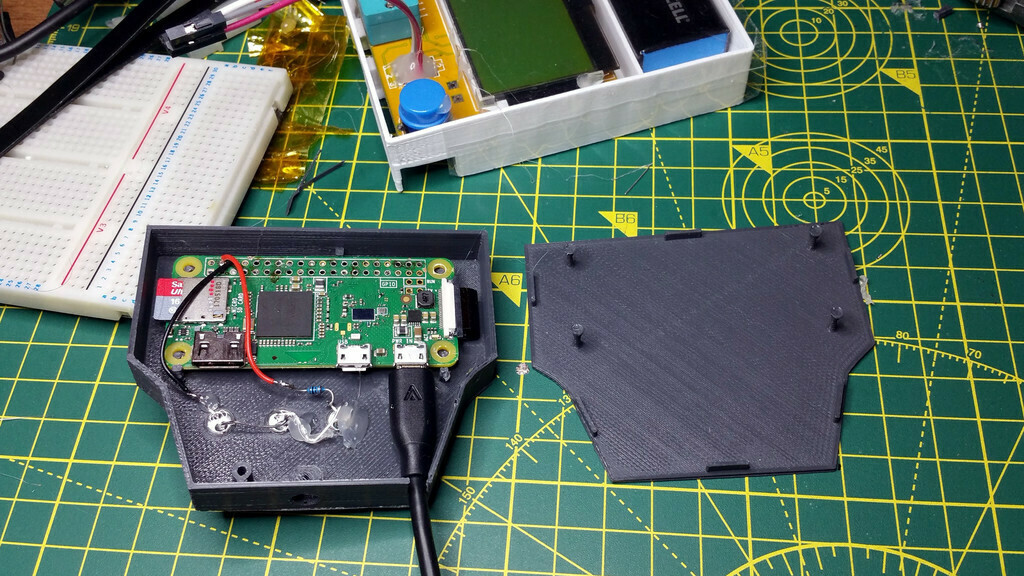 5MP Night Vision Camera + 3D Printed Case For Raspberry Pi Zero W – 70° Lens