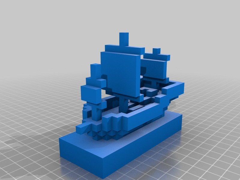 Free 3D file pirate ship 3 🏴‍☠️ ・3D print design to download・Cults