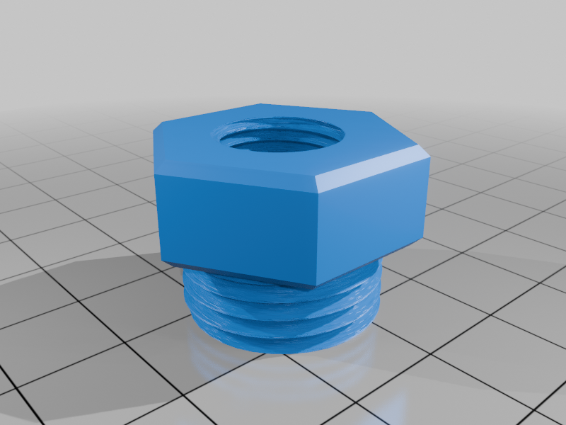 Pg7 Thread Adapter Archivo 3D gratis PG7 Female to ½