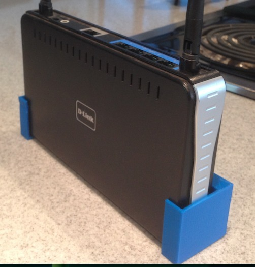 Free 3D file D-Link DIR-615 WiFi Router Drop-in Wall Mount 🖥️ ・3D ...