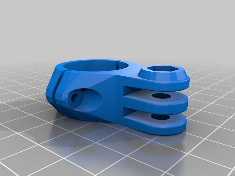 Free 3D file gopro handlebar mount ⚽・3D print object to download・Cults