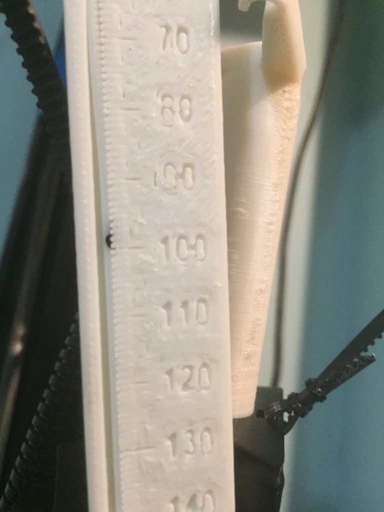 Free 3D file Extruder Filament Feed Calibration Ruler 🪢・3D printer