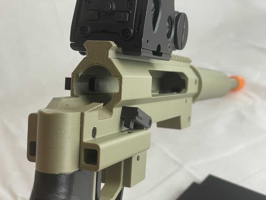 🔫 E200 | Toy Sniper rifle (Working!)・Free 3D File for ・Cults