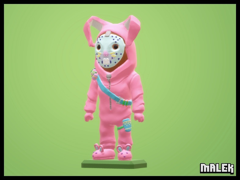 Free 3D file Fortnite Rabbit Raider Mini Figure 🐇 ・3D printing model to ...