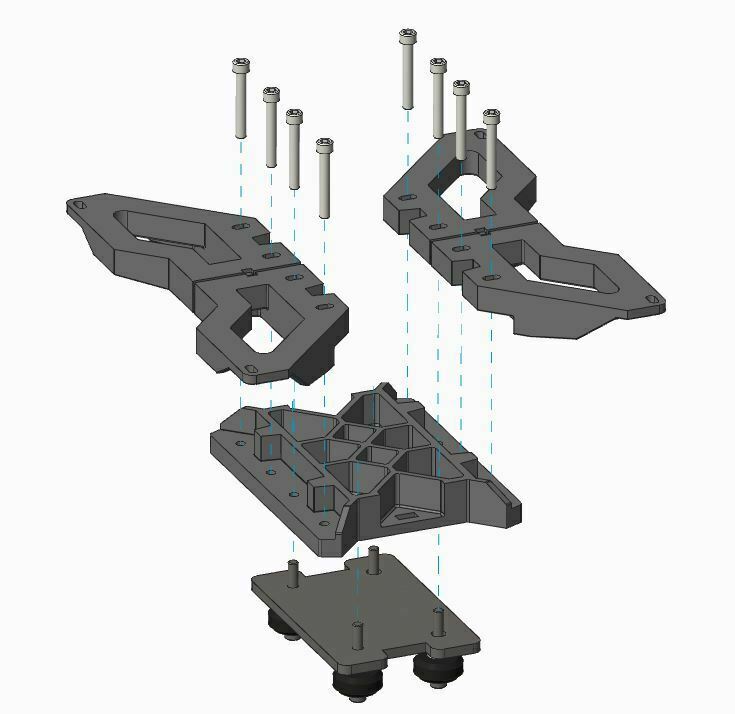 Free 3D file Tevo Tarantula Bed Support 🛏️ ・3D print design to download