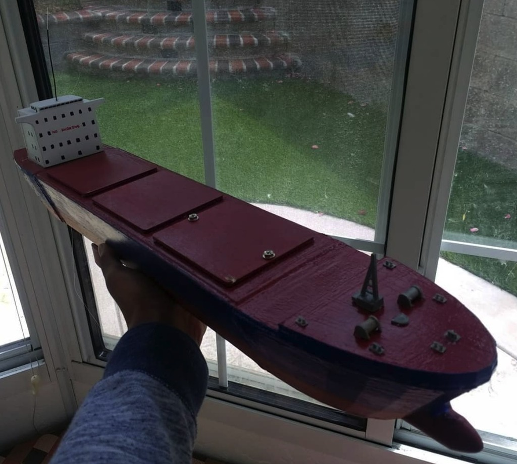 Free 3D file Project Om: Cargo Ship 🚢 ・3D printable model to download・Cults