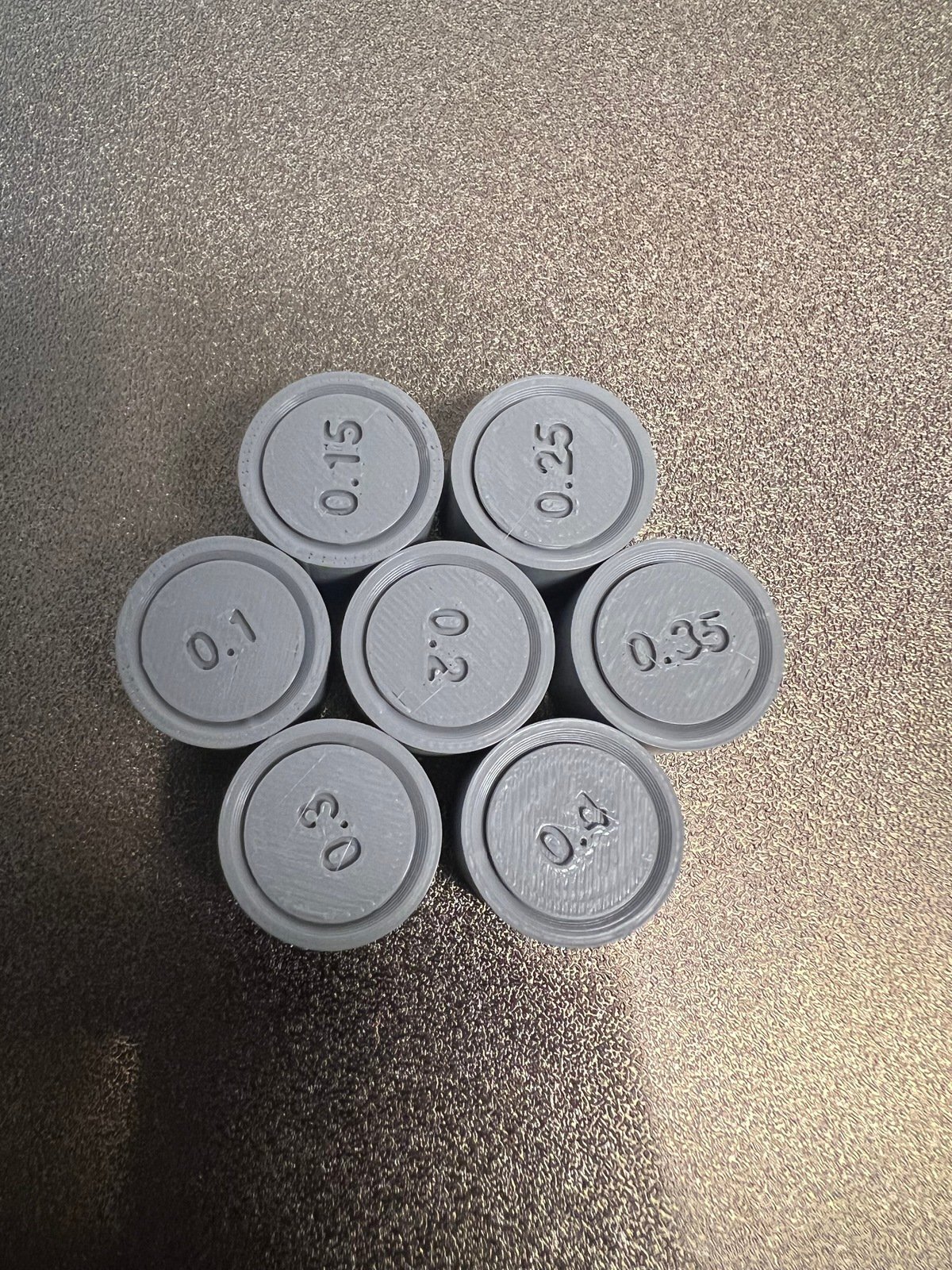 Customizable 3D Tolerance Test