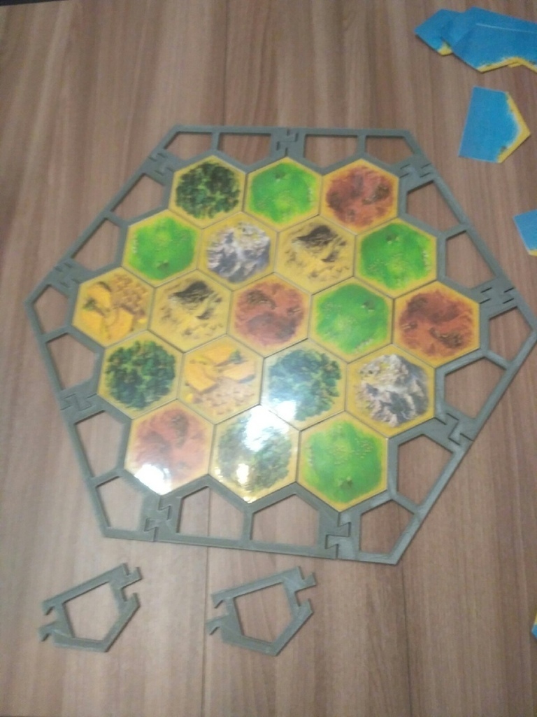 🎲 K Catan contour hexes with borders and ext. for 5-6 gamers・Free 3D ...
