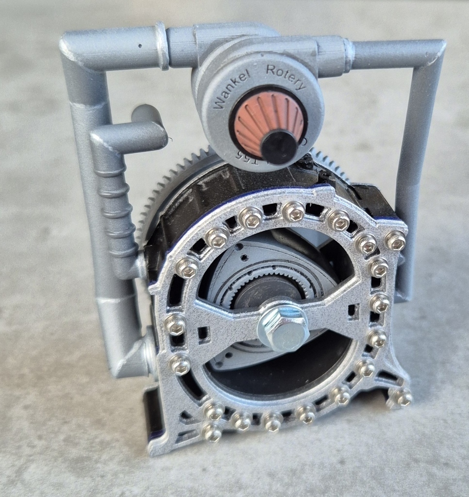 🎲 Remix of Rotor display adding a turbo・Free 3D File for ・Cults