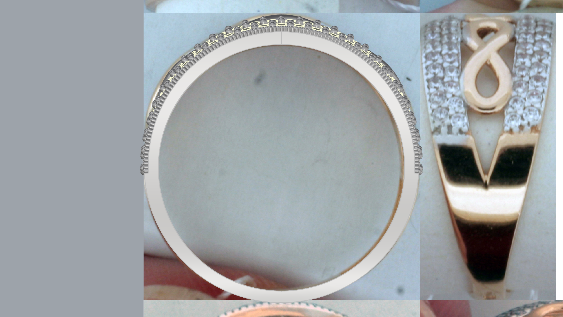 SINGLE INFINITY PAVE RING