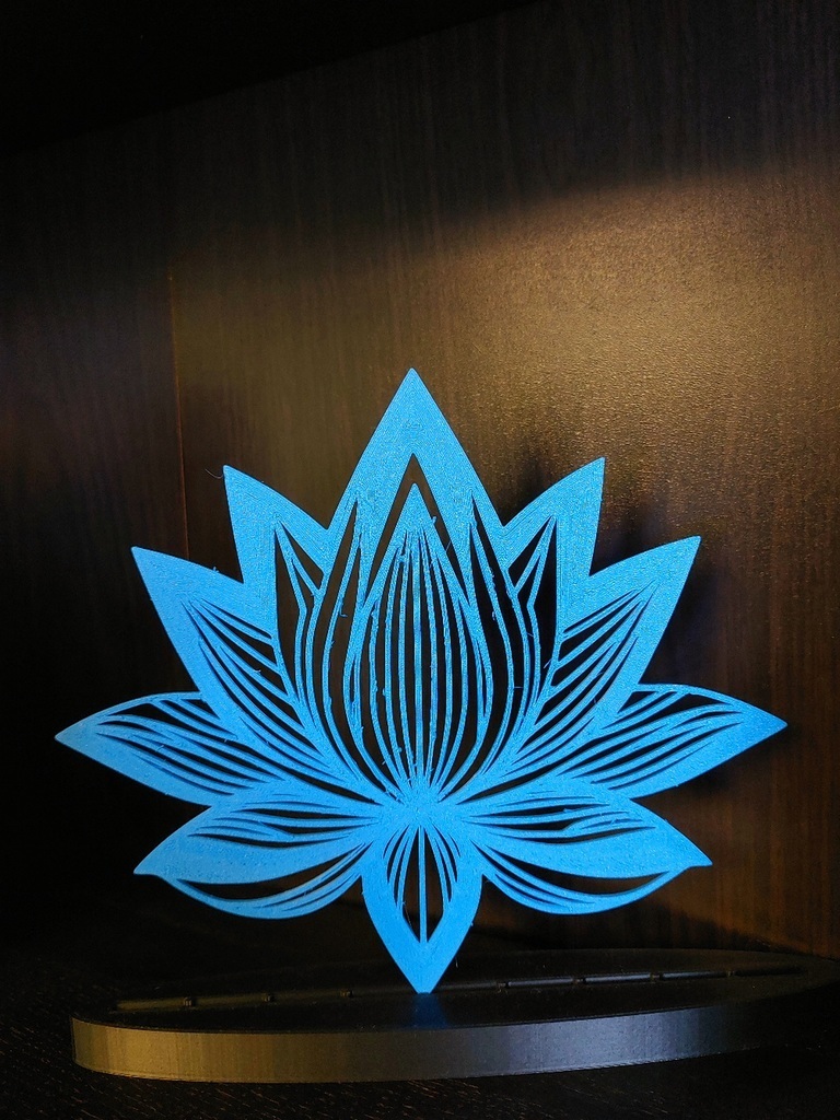 🪷 Lotus flower / Lotosový květ wall or table decoration・Free 3D File ...