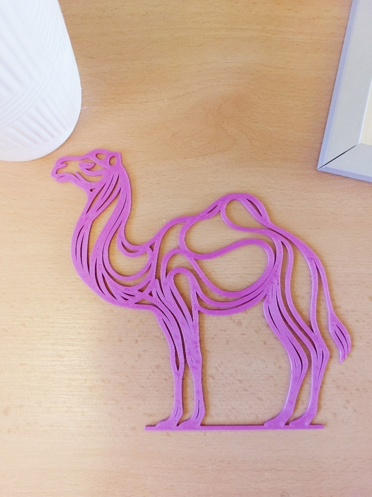 Free 3D file Camel wall or table decoration 🐪 ・3D printer model to ...