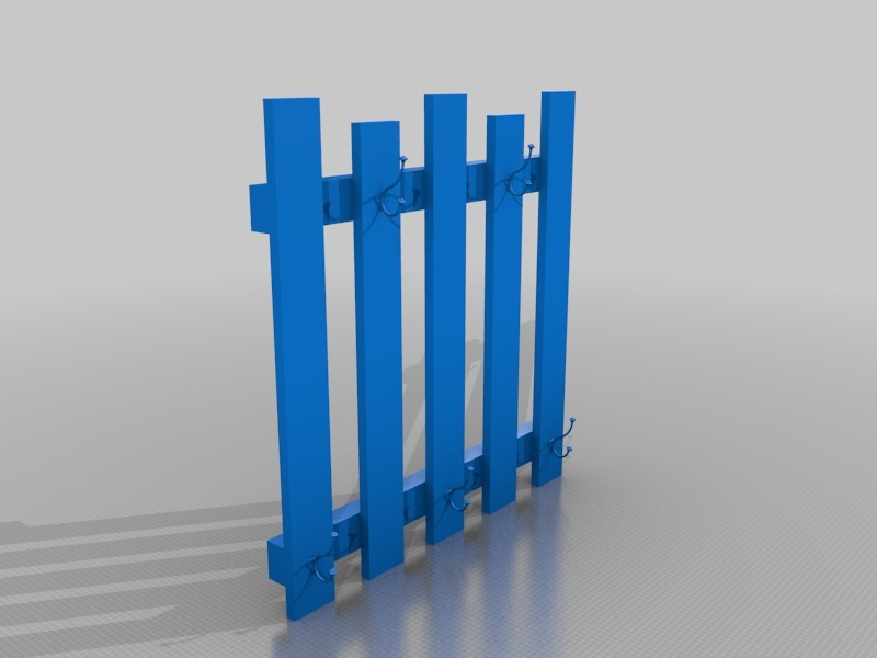 Free 3D file Re purposed Wood Coat Rack đȘ”ă»3D printing design to ...